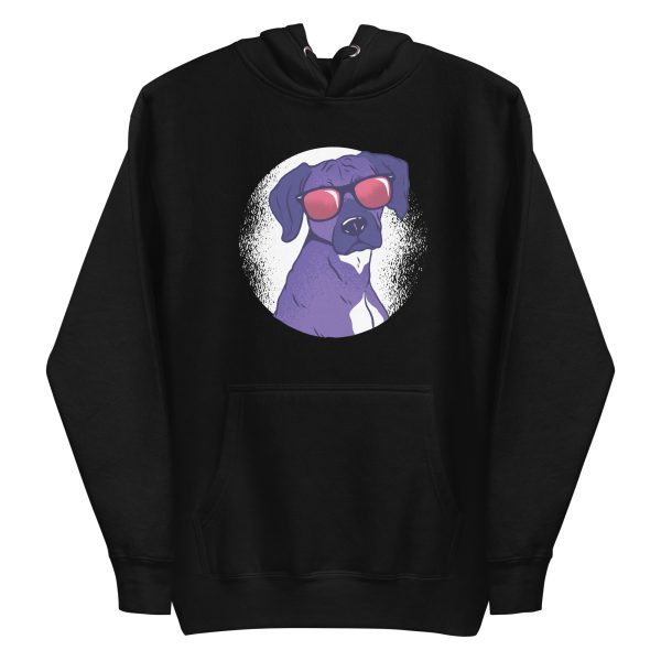 unisex-premium-pullover-hoodie-black-front-6a15947bedfac.jpg Cool Shady Dog Hoodie