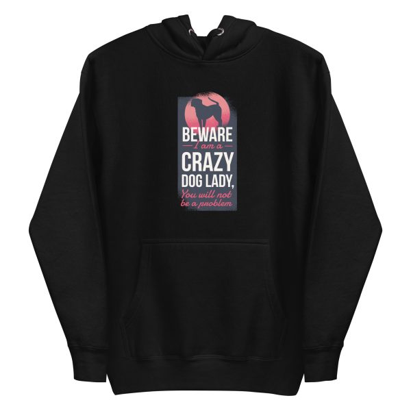 unisex-premium-pullover-hoodie-black-front-6a1594eeeffeb.jpg Crazy Dog Lady Hoodie