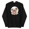 unisex-premium-pullover-hoodie-black-front-6a16535c08c8a.jpg Pug and Donut Hoodie