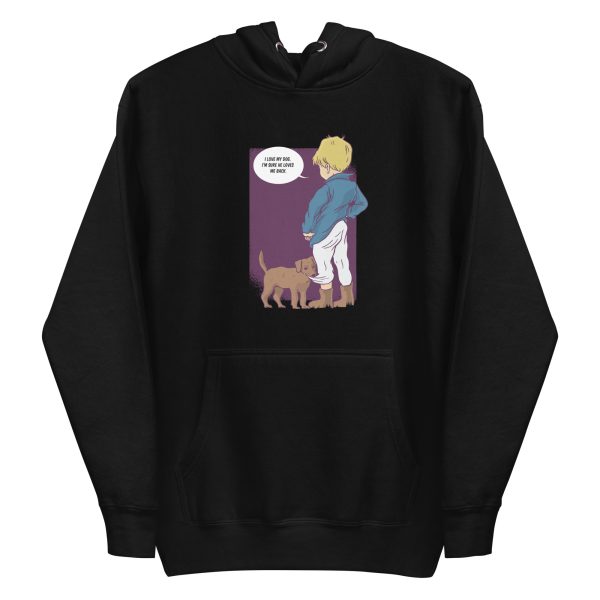 unisex-premium-pullover-hoodie-black-front-6a165c6334cee.jpg Boy and Dog Hoodie