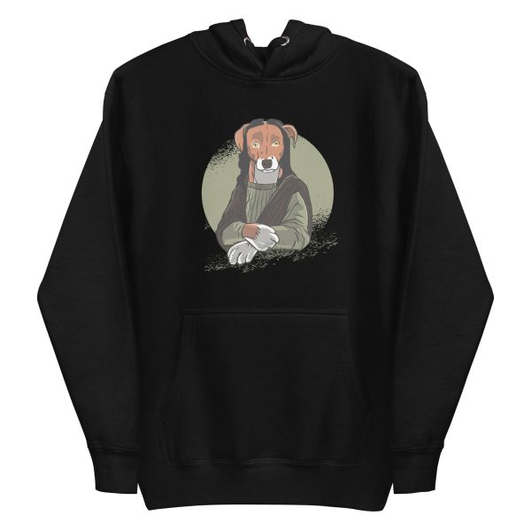unisex-premium-pullover-hoodie-black-front-6a168717ea652.jpg Dog Monalisa Hoodie
