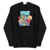 unisex-premium-pullover-hoodie-black-front-6a168776bc65d.jpg Running From Dog Hoodie