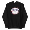 unisex-premium-pullover-hoodie-black-front-6a168a9e2b685.jpg American Dog With Sunglasses Hoodie