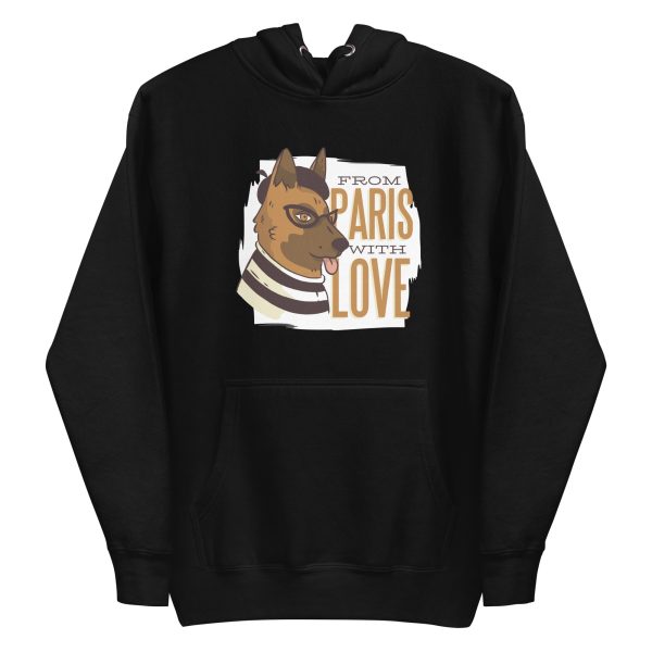 Paris German Shepherd Hoodie