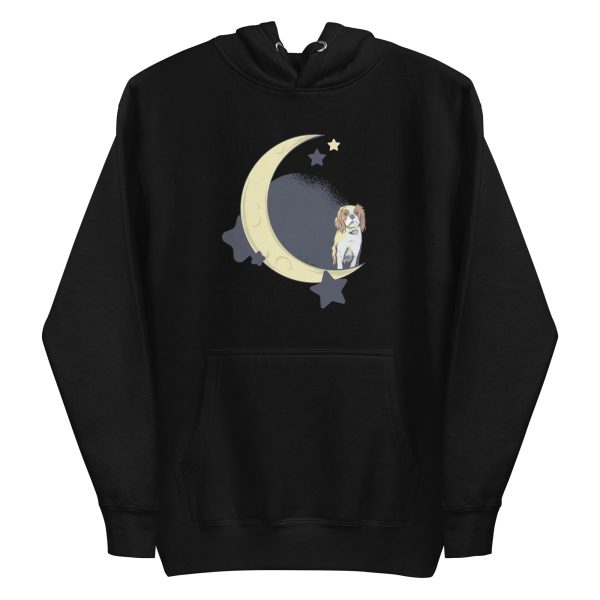 unisex-premium-pullover-hoodie-black-front-6a169268bf7f1.jpg Dog On The Moon Hoodie