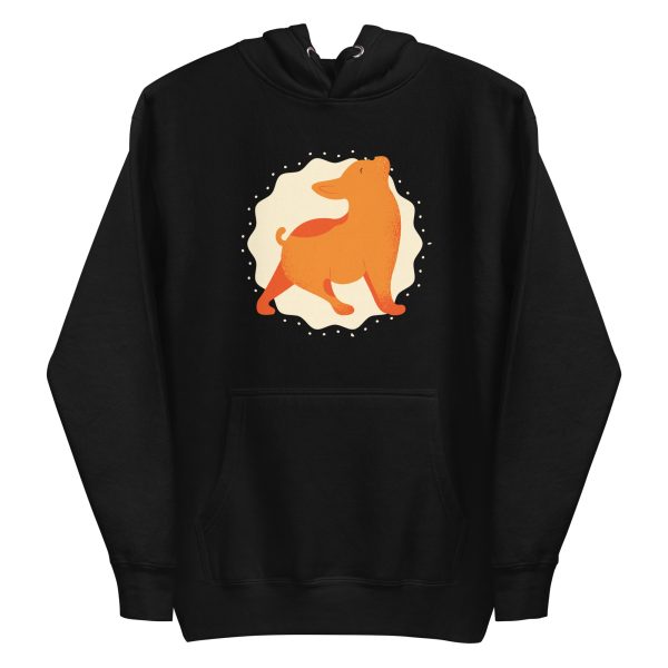 unisex-premium-pullover-hoodie-black-front-6a1692bd4899f.jpg Yoga Dog Hoodie