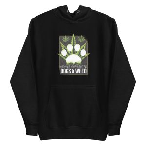 unisex-premium-pullover-hoodie-black-front-6a16c497615a2.jpg Dogs and Weed Hoodie