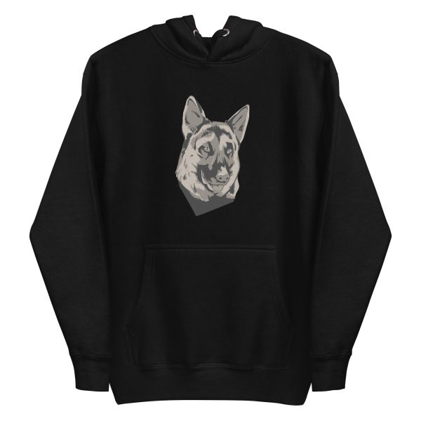 unisex-premium-pullover-hoodie-black-front-6a16c8ec714d2.jpg German Shepherd Pet Hoodie