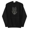 unisex-premium-pullover-hoodie-black-front-6a16ca81a977d.jpg German Shepherd Linear Hoodie