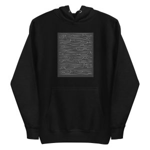 unisex-premium-pullover-hoodie-black-front-6a16d1d9a0eb1.jpg Doodle Lined Cats Hoodie