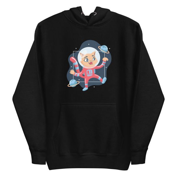 unisex-premium-pullover-hoodie-black-front-6a16d7ac3cd46.jpg Space Cat Hoodie