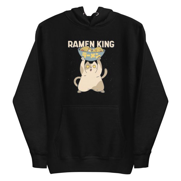 unisex-premium-pullover-hoodie-black-front-6a16e5c5b2d64.jpg Ramen King Hoodie