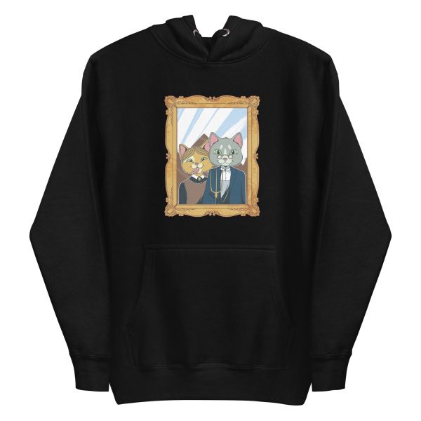 unisex-premium-pullover-hoodie-black-front-6a16eead4af18.jpg Farmer Cats Hoodie