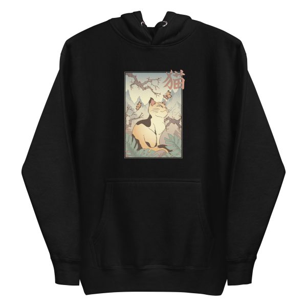 unisex-premium-pullover-hoodie-black-front-6a16f363df57a.jpg Edo Cat Hoodie