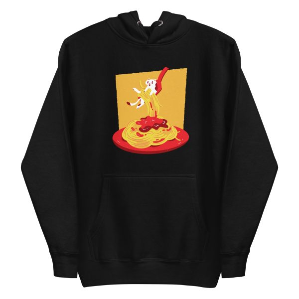 unisex-premium-pullover-hoodie-black-front-6a16f88040a8a.jpg Pasta Cat Hoodie