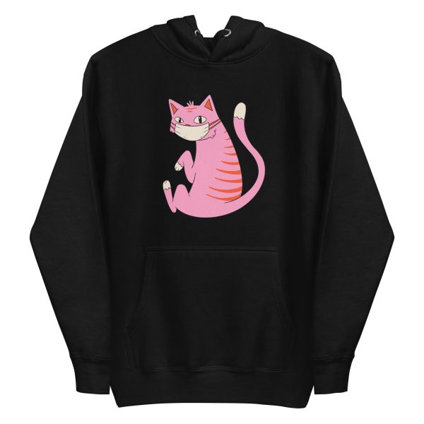 unisex-premium-pullover-hoodie-black-front-6a179bea67d17.jpg Face Mask Cat Hoodie