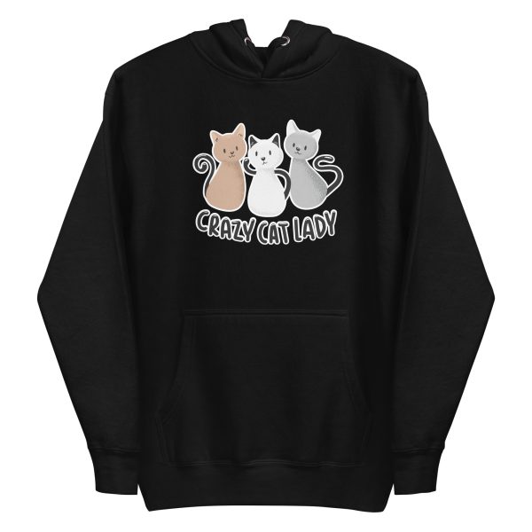 unisex-premium-pullover-hoodie-black-front-6a179d2fbc916.jpg Crazy Cat Lady Hoodie