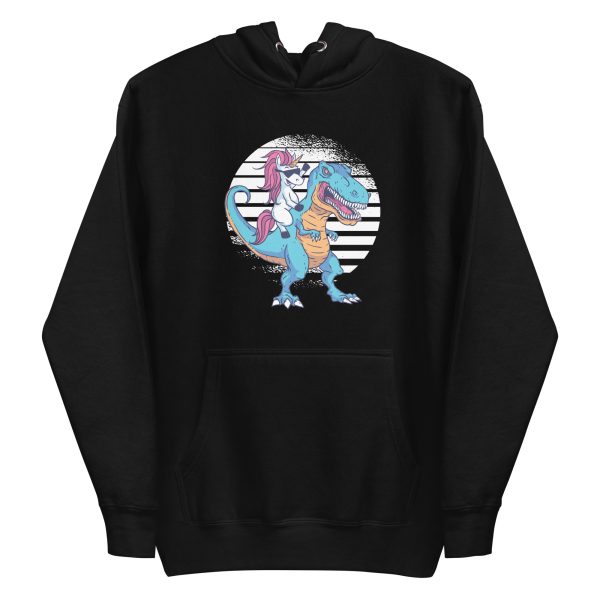 unisex-premium-pullover-hoodie-black-front-6a17af0ad82af.jpg Unicorn T-Rex Hoodie