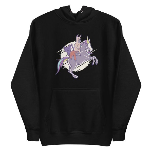 unisex-premium-pullover-hoodie-black-front-6a17b127ebb42.jpg Cute Animals Hoodie