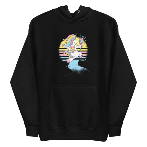 unisex-premium-pullover-hoodie-black-front-6a17da3f59e18.jpg Happy Unicorn Hoodie