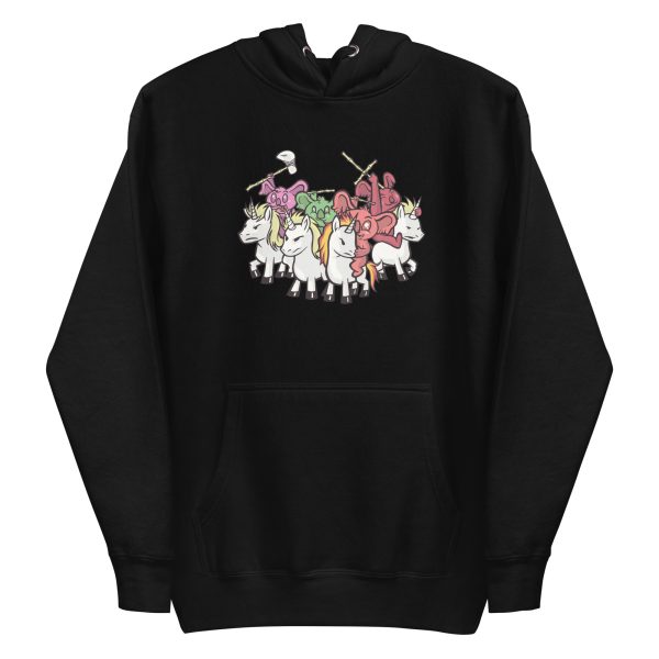 unisex-premium-pullover-hoodie-black-front-6a17e3ad690b5.jpg Koala Unicorn Warriors Hoodie