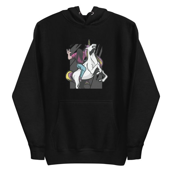unisex-premium-pullover-hoodie-black-front-6a17e4d84bbbc.jpg Metalhead Riding Unicorn Hoodie