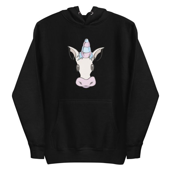 Unicorn Face Hoodie