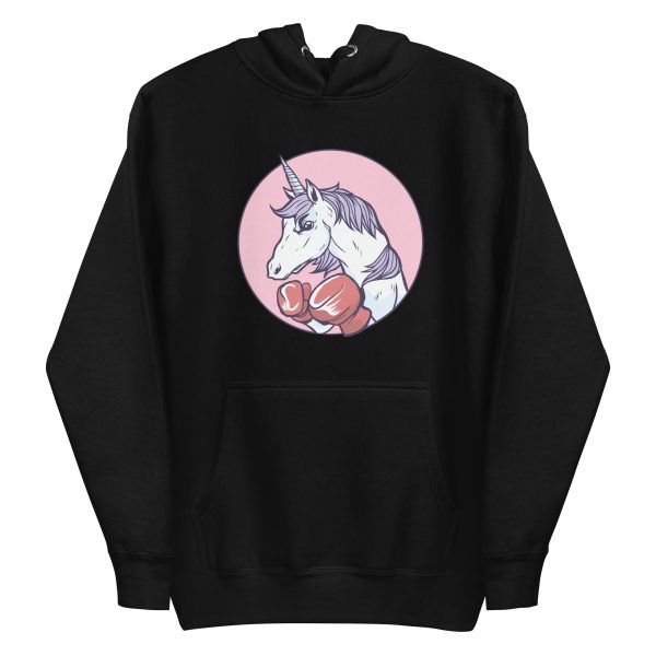 unisex-premium-pullover-hoodie-black-front-6a17fd6b2f685.jpg Unicorn Boxing Hoodie