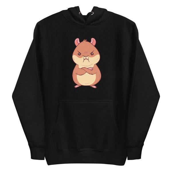 unisex-premium-pullover-hoodie-black-front-6a1810af39048.jpg Angry Hamster Hoodie