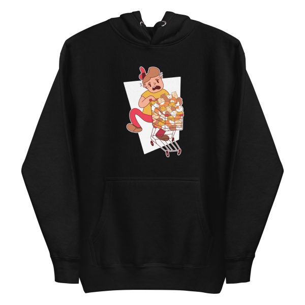 unisex-premium-pullover-hoodie-black-front-6a1811ced1c20.jpg Guy Buying Hamsters Hoodie