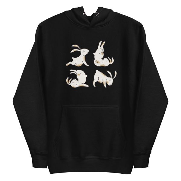 unisex-premium-pullover-hoodie-black-front-6a181c6438536.jpg Yoga Rabbits Hoodie