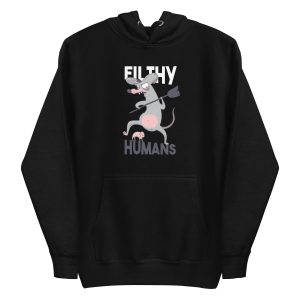unisex-premium-pullover-hoodie-black-front-6a181ebb0cce5.jpg Filthy Humans Hoodie