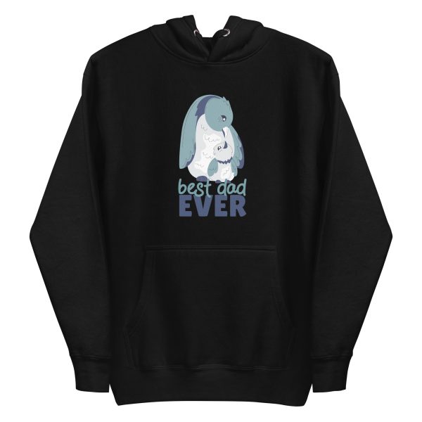 unisex-premium-pullover-hoodie-black-front-6a1821de9caf6.jpg Best Dad Ever Penguin Hoodie
