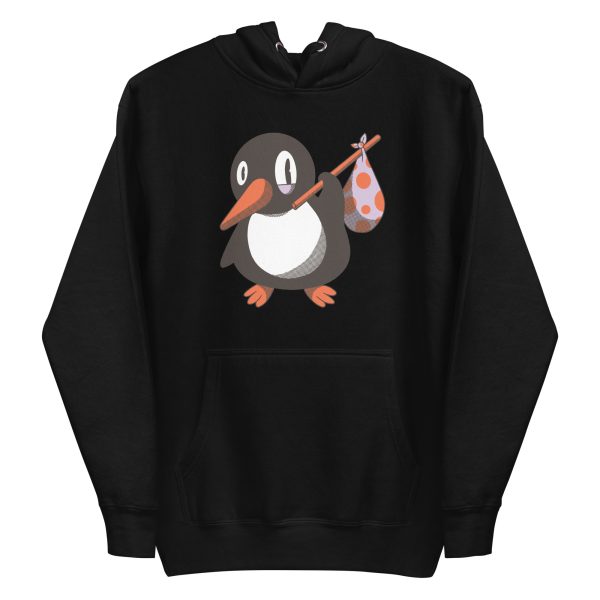 unisex-premium-pullover-hoodie-black-front-6a1823f3ddf49.jpg Penguin Bag Hoodie