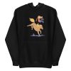 unisex-premium-pullover-hoodie-black-front-6a182ccf18f12.jpg Girl Falling From Horse Hoodie
