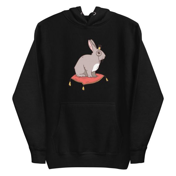unisex-premium-pullover-hoodie-black-front-6a18345ac51c3.jpg Royal Rabbit Hoodie