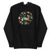 unisex-premium-pullover-hoodie-black-front-6a1834a2b6266.jpg Floral Rabbit Hoodie