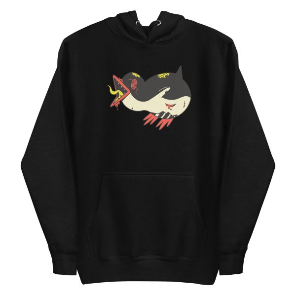 unisex-premium-pullover-hoodie-black-front-6a1841f4da917.jpg Zombie Penguin Hoodie