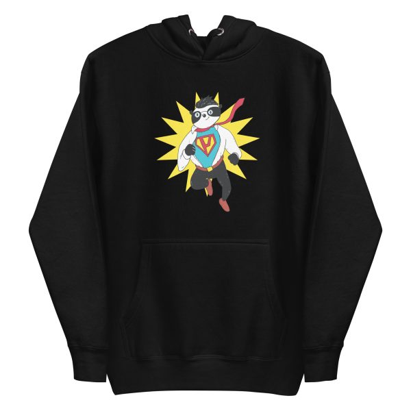 unisex-premium-pullover-hoodie-black-front-6a18492b84f9e.jpg Super Panda Hoodie