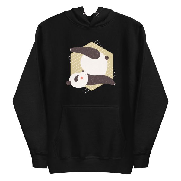 unisex-premium-pullover-hoodie-black-front-6a184abdaea05.jpg Panda Yoga Pose Hoodie
