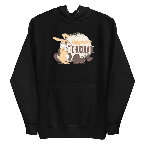 unisex-premium-pullover-hoodie-black-front-6a184d2b7e091.jpg Happiness Is Chocolate Hoodie