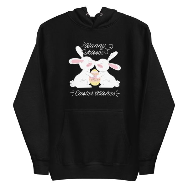 unisex-premium-pullover-hoodie-black-front-6a18edaa7c40e.jpg Bunny Kisses Easter Wishes Hoodie