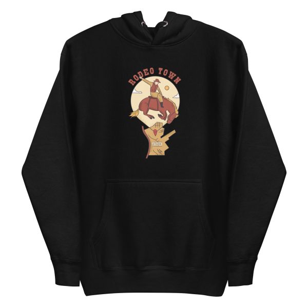 unisex-premium-pullover-hoodie-black-front-6a18fafe0ad64.jpg Rodeo Town Hoodie