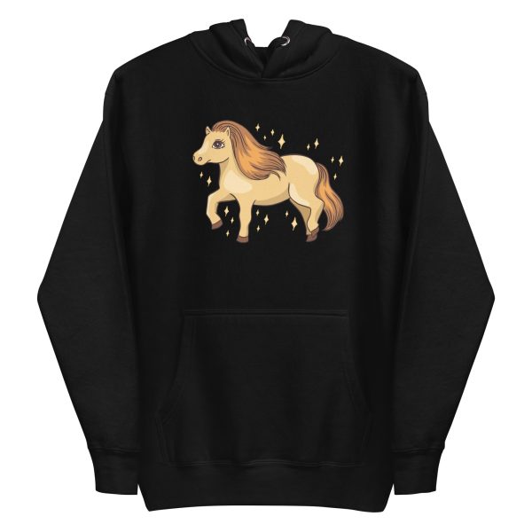 unisex-premium-pullover-hoodie-black-front-6a18fd6fd9b28.jpg Cute Shetland Pony Hoodie