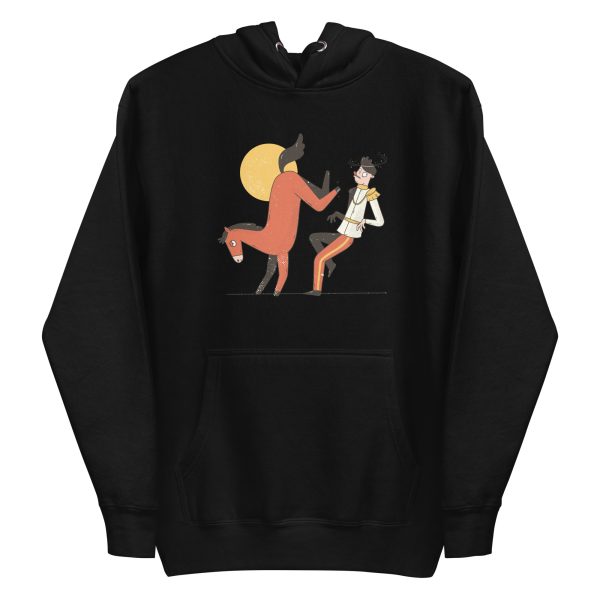 unisex-premium-pullover-hoodie-black-front-6a191d110272a.jpg Horse Kicking Prince Hoodie