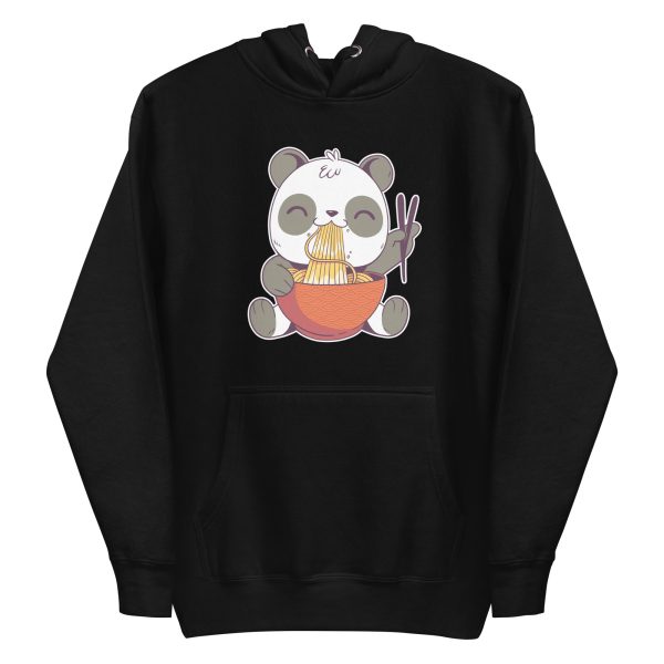 unisex-premium-pullover-hoodie-black-front-6a1920a86c8ab.jpg Ramen Panda Hoodie