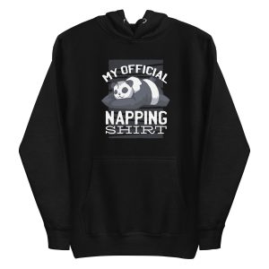 unisex-premium-pullover-hoodie-black-front-6a19533498899.jpg Napping Panda Hoodie