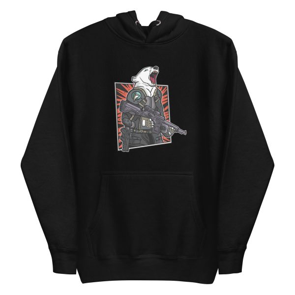 unisex-premium-pullover-hoodie-black-front-6a196b545ad06.jpg Tactical Polar Bear Hoodie