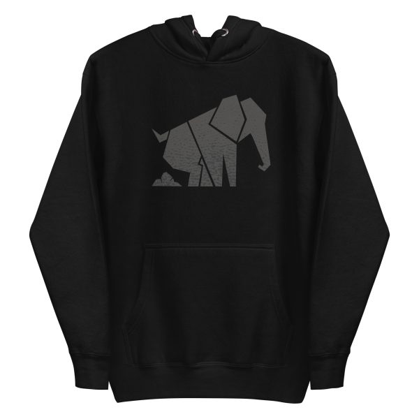 unisex-premium-pullover-hoodie-black-front-6a197bb7b8866.jpg Geometric Elephant Hoodie