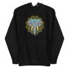 unisex-premium-pullover-hoodie-black-front-6a1984506310a.jpg Colorful Mandala Elephant Hoodie